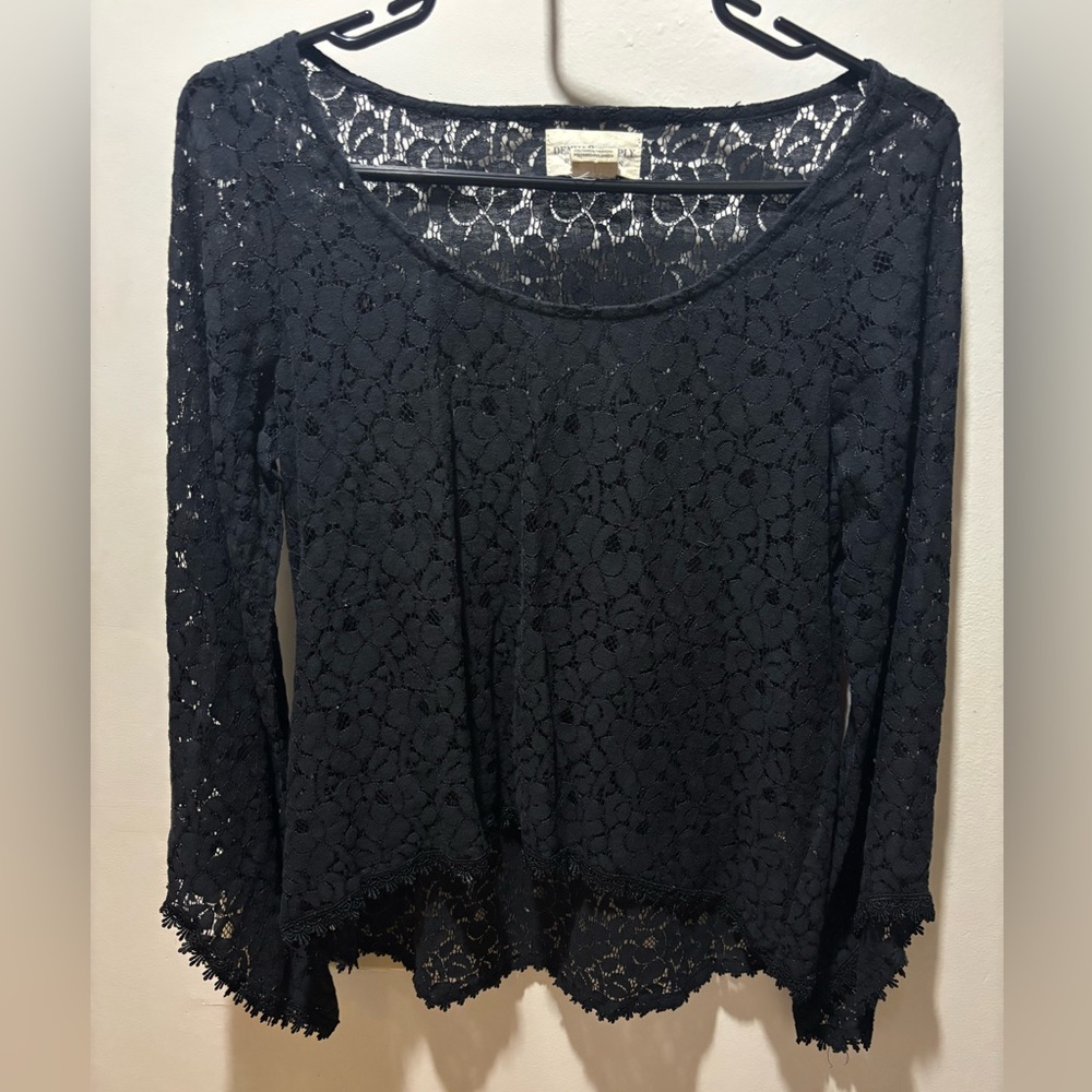 Denim and Supply Lace Top XS